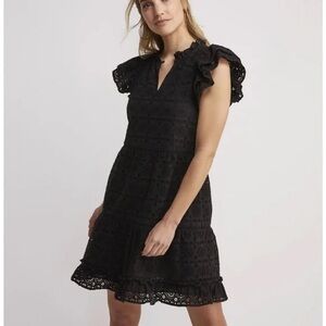 Vineyard Vines Black Lace Dress
